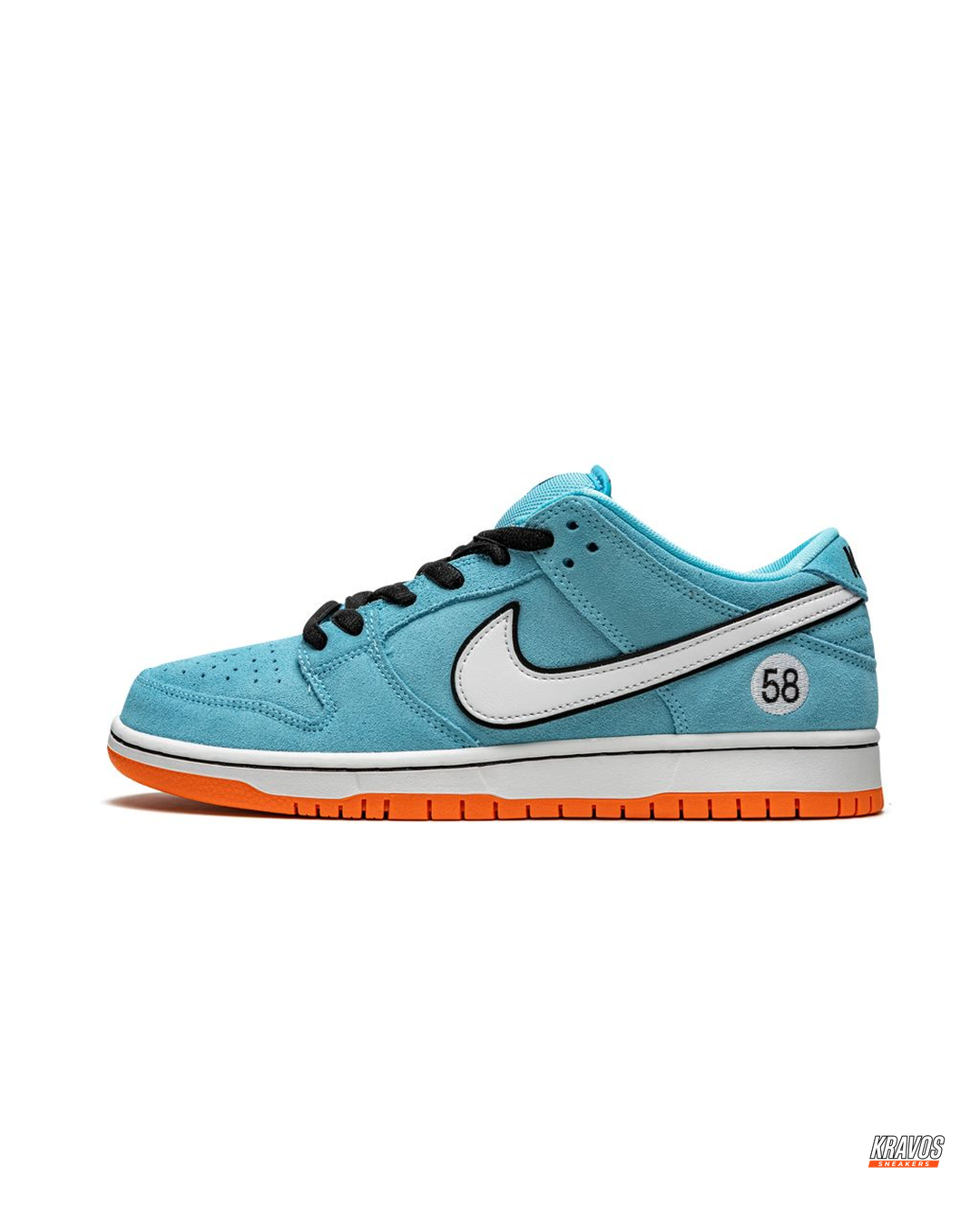 NK Suede Orange-Sole Skate Low
