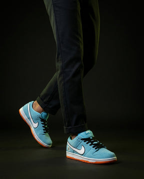 NK Suede Orange-Sole Skate Low
