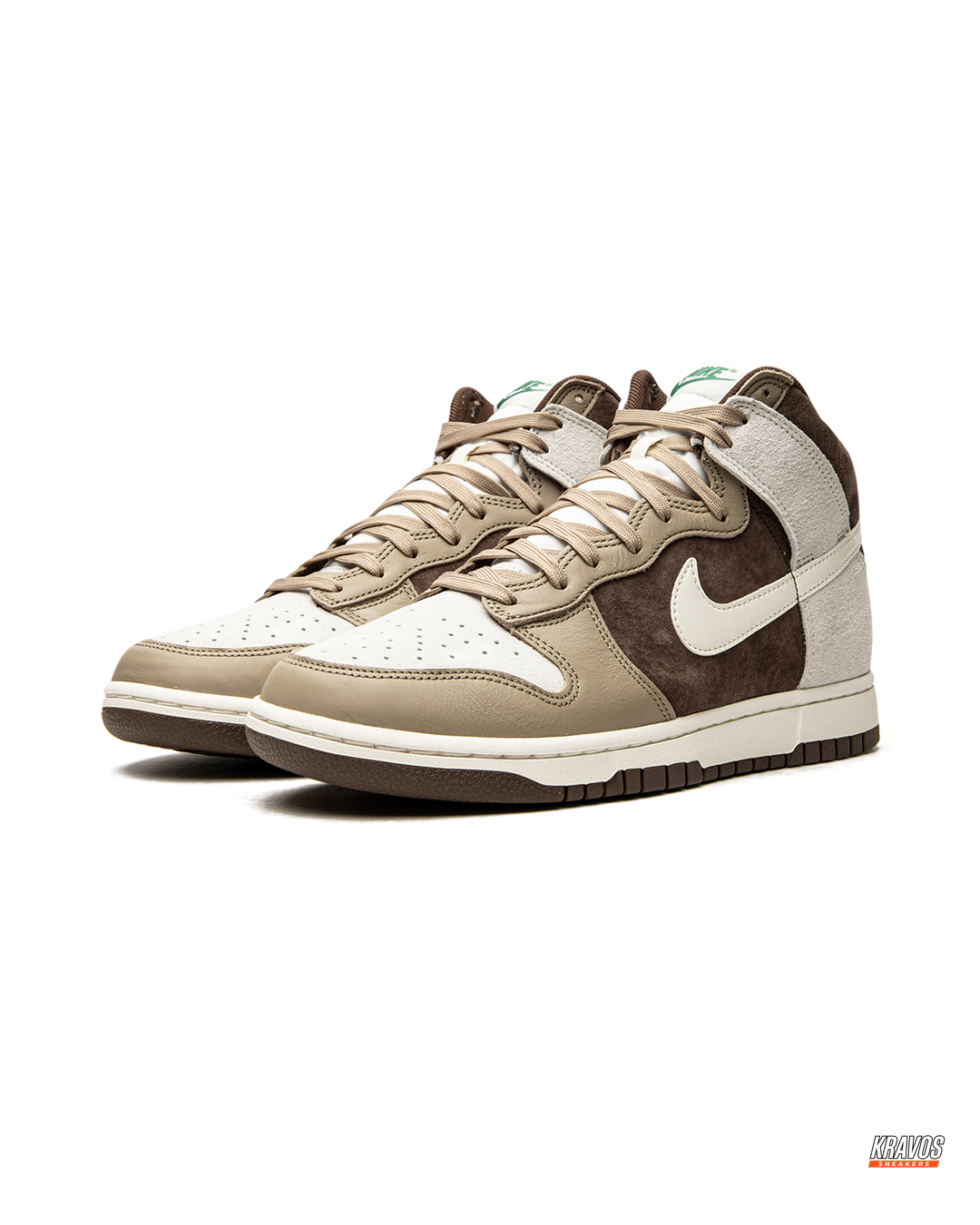 NK Suede Panelled High-Top Trainer