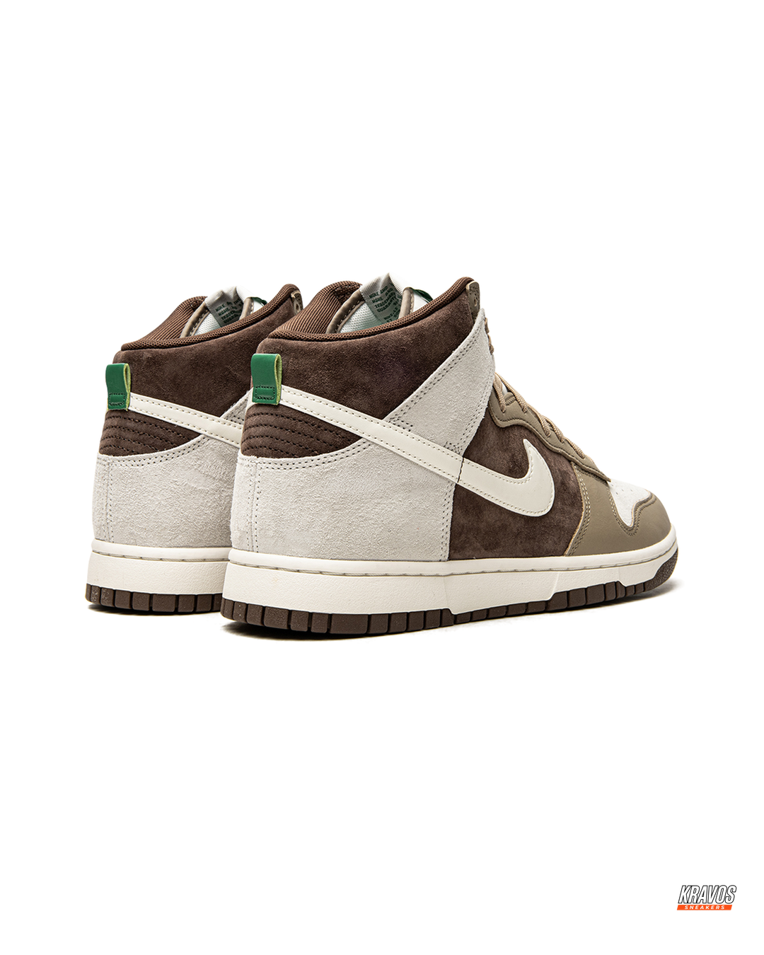 NK Suede Panelled High-Top Trainer