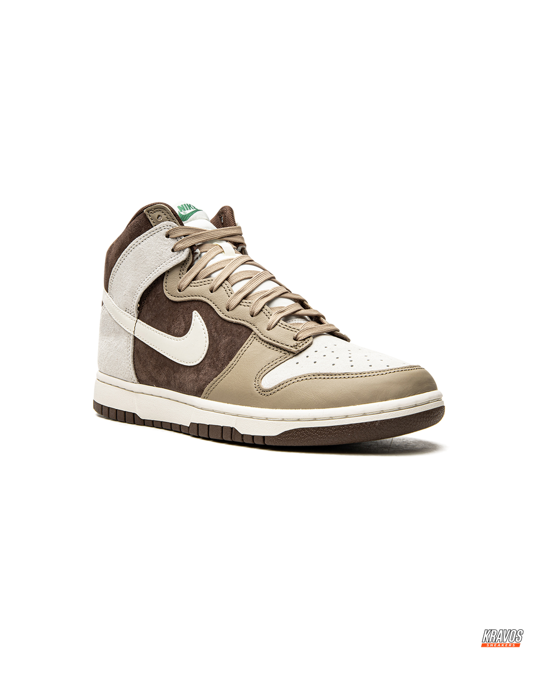 NK Suede Panelled High-Top Trainer
