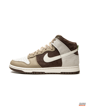 NK Suede Panelled High-Top Trainer
