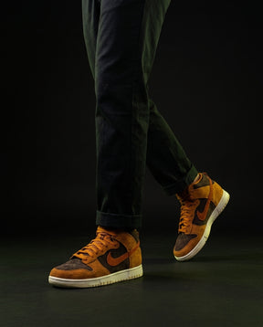 NK Suede Panelled High-Top Trainer