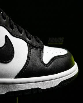 NK Suede Panelled High-Top Trainer White Black