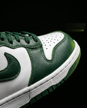 NK Suede Panelled High-Top Trainer White Green