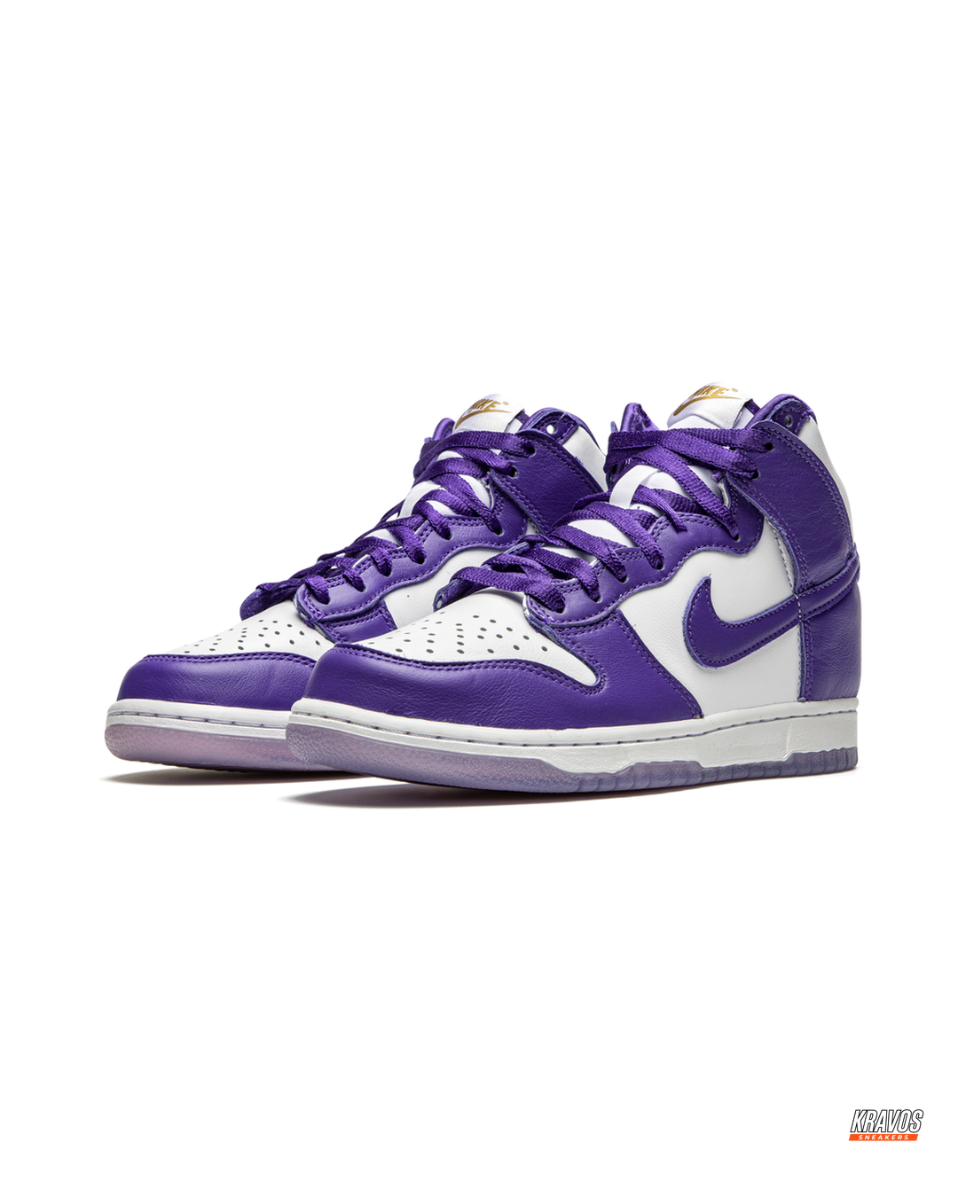 NK Suede Panelled High-Top Trainer