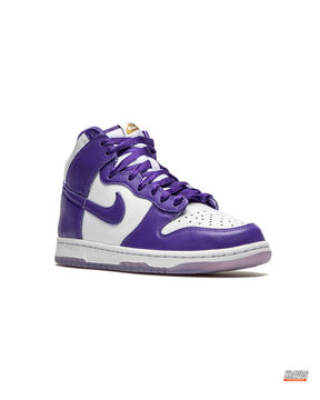 NK Suede Panelled High-Top Trainer