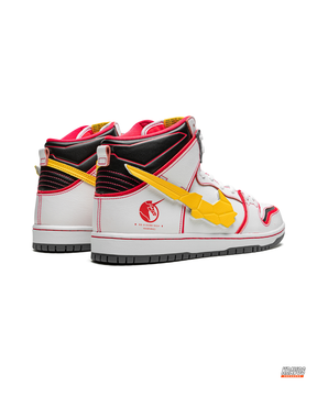 NK Suede Panelled High-Top Trainer