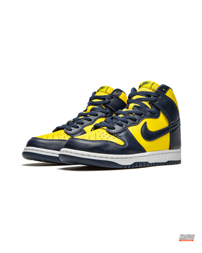 NK Suede Panelled High-Top Trainer