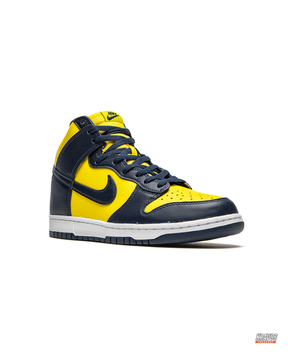 NK Suede Panelled High-Top Trainer