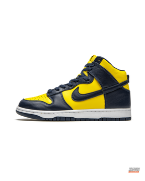 NK Suede Panelled High-Top Trainer
