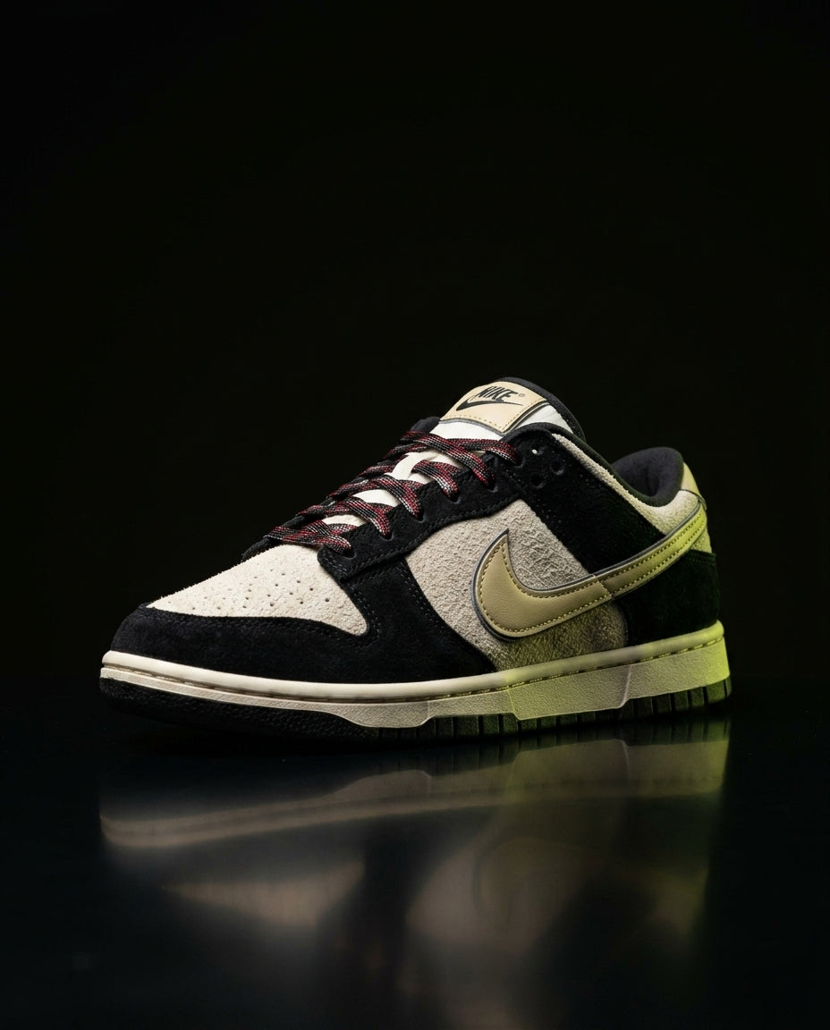 NK Suede Panelled Low Trainer