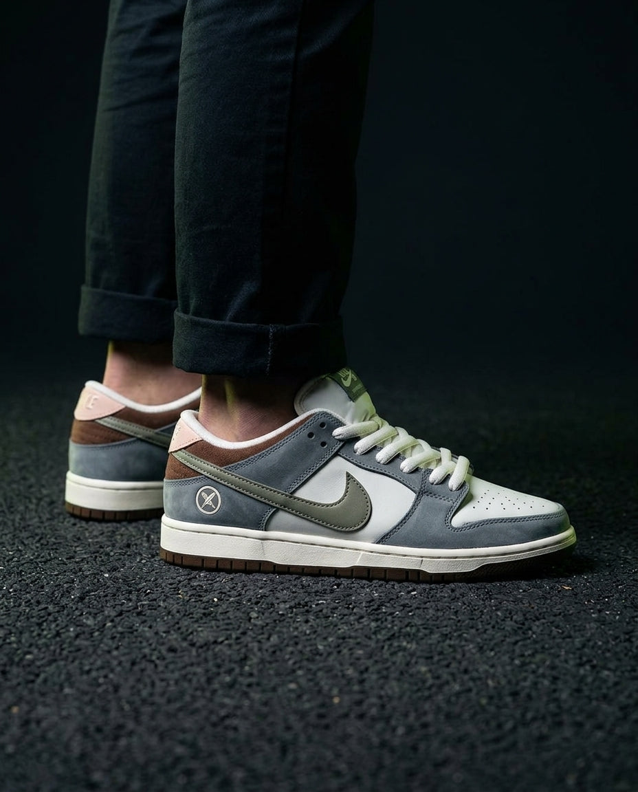 NK Suede Panelled Skate Low