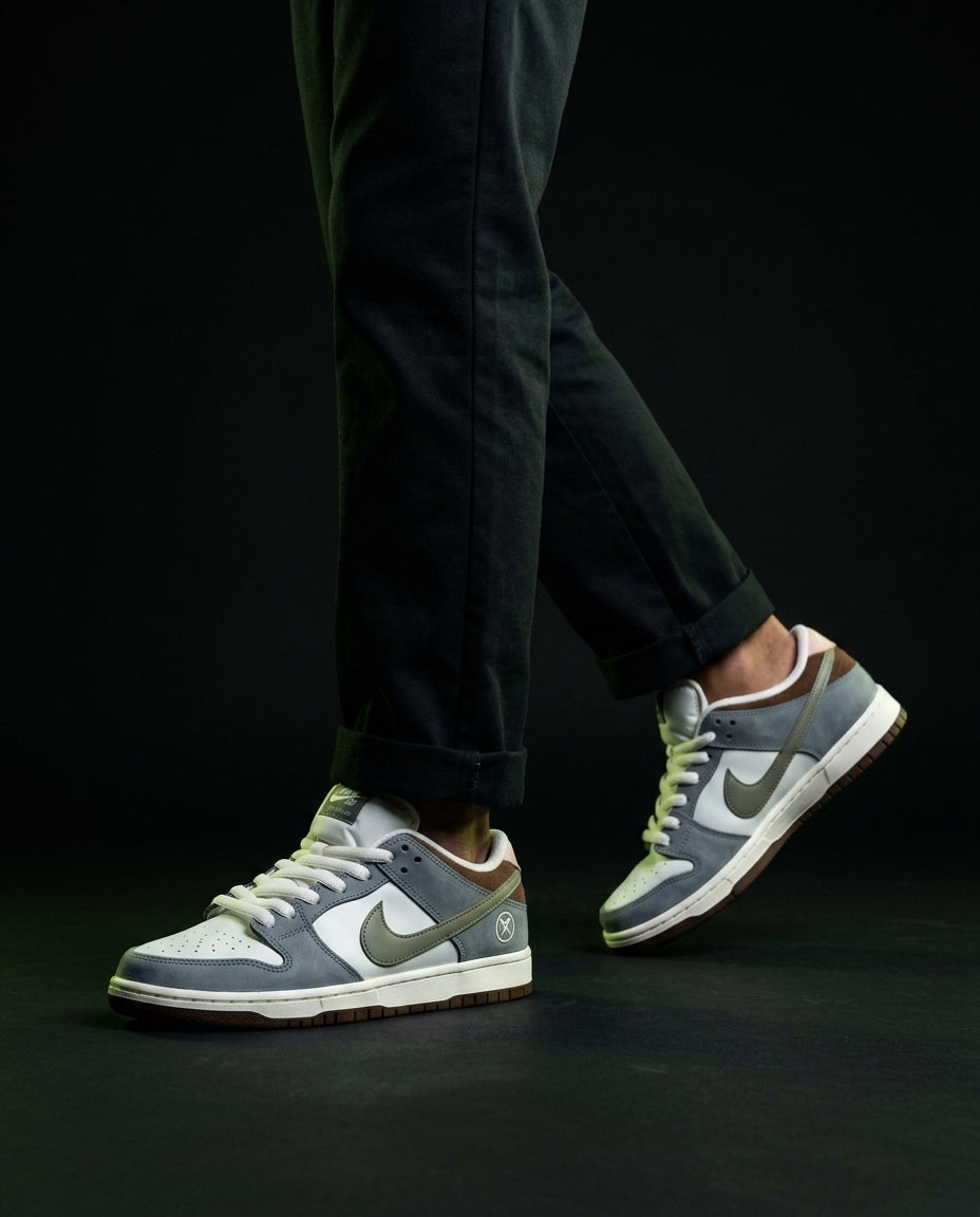 NK Suede Panelled Skate Low