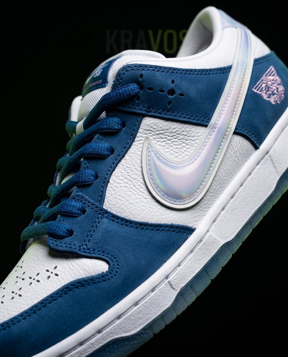 NK Suede Panelled Skate Trainer