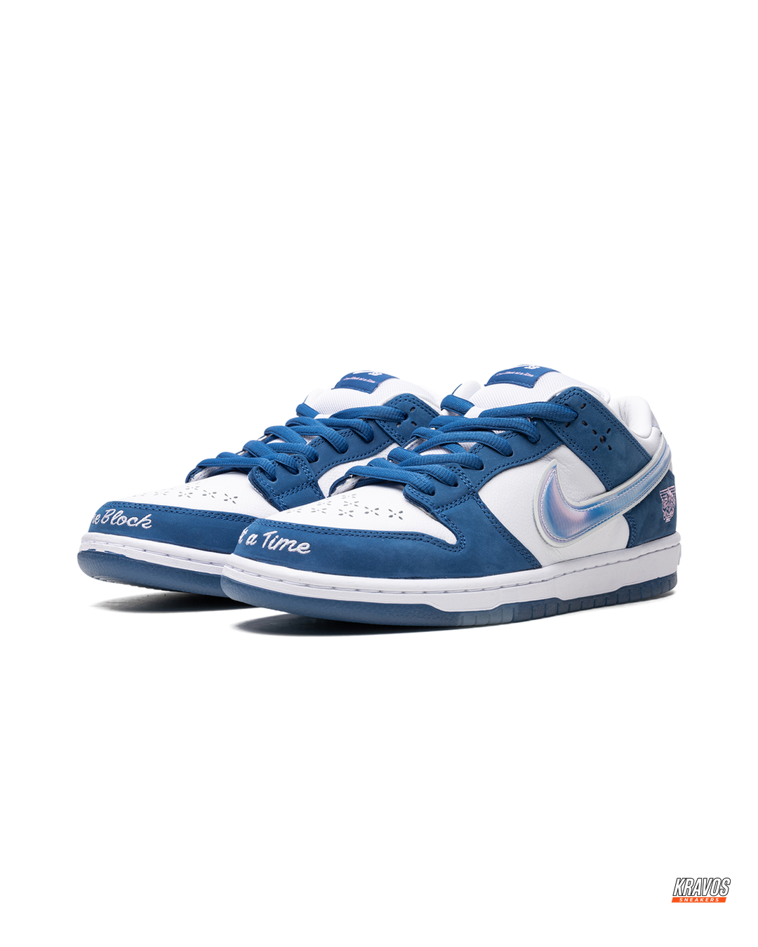 NK Suede Perforated-Toe Skate Trainer