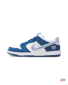 NK Suede Perforated-Toe Skate Trainer