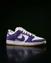 NK Suede Perforated Toe Skate Trainer Purple White Gum