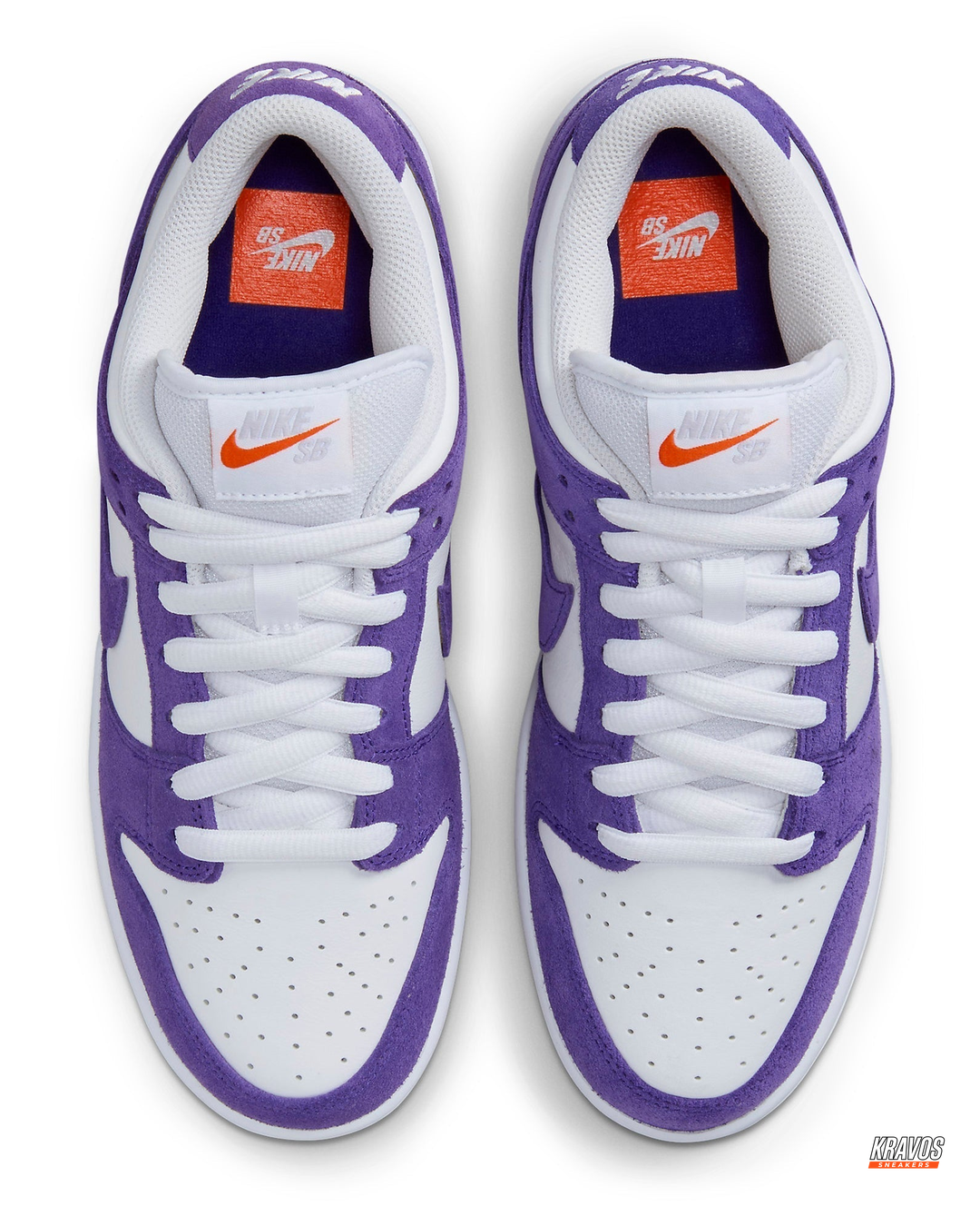 NK Suede Perforated Toe Skate Trainer