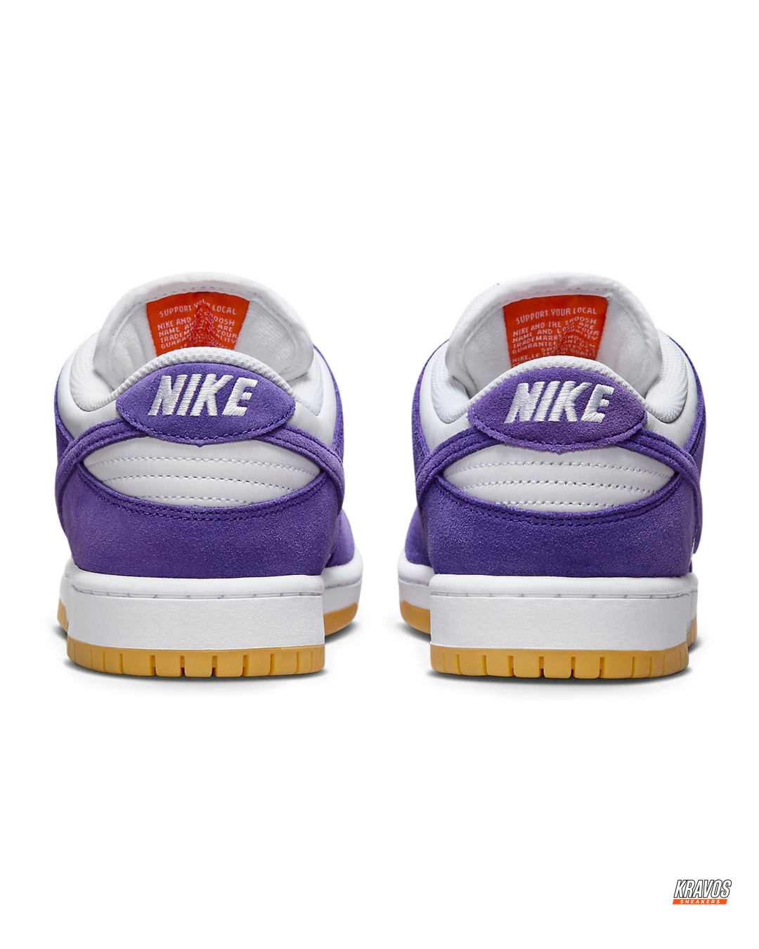 NK Suede Perforated Toe Skate Trainer