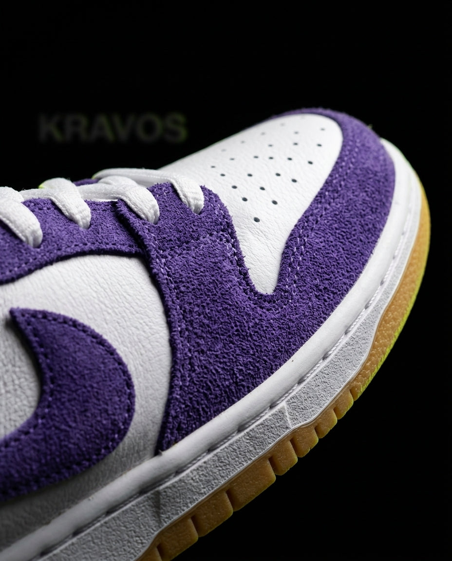 NK Suede Perforated Toe Skate Trainer