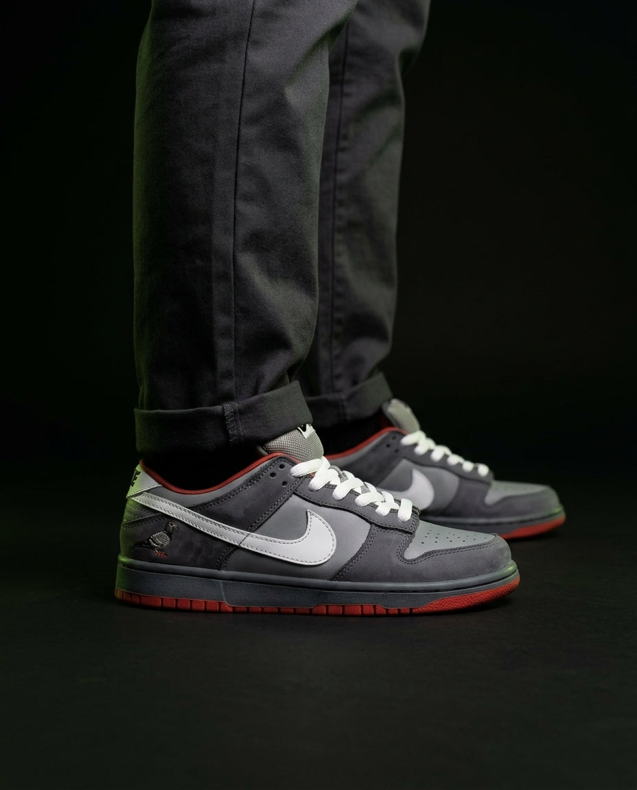 NK Suede Pigeon-Patch Skate Trainer