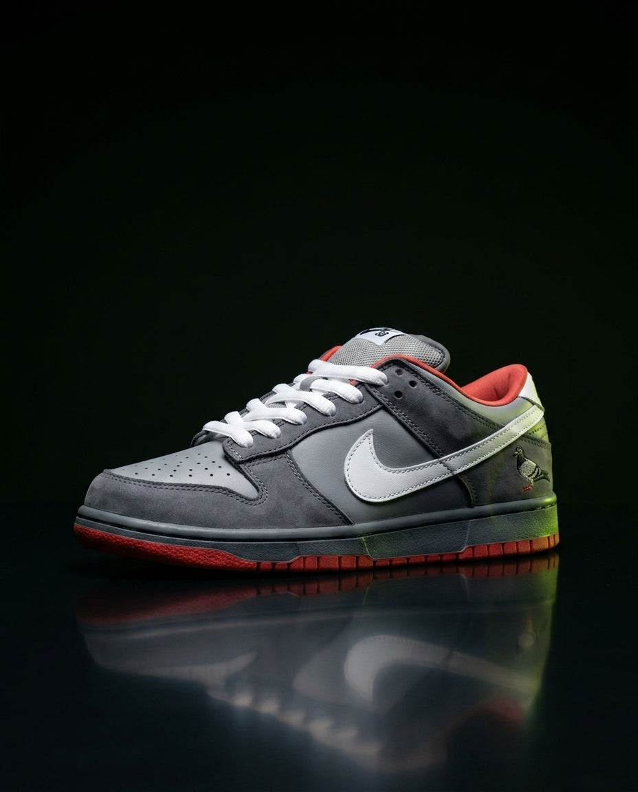 NK Suede Pigeon-Patch Skate Trainer