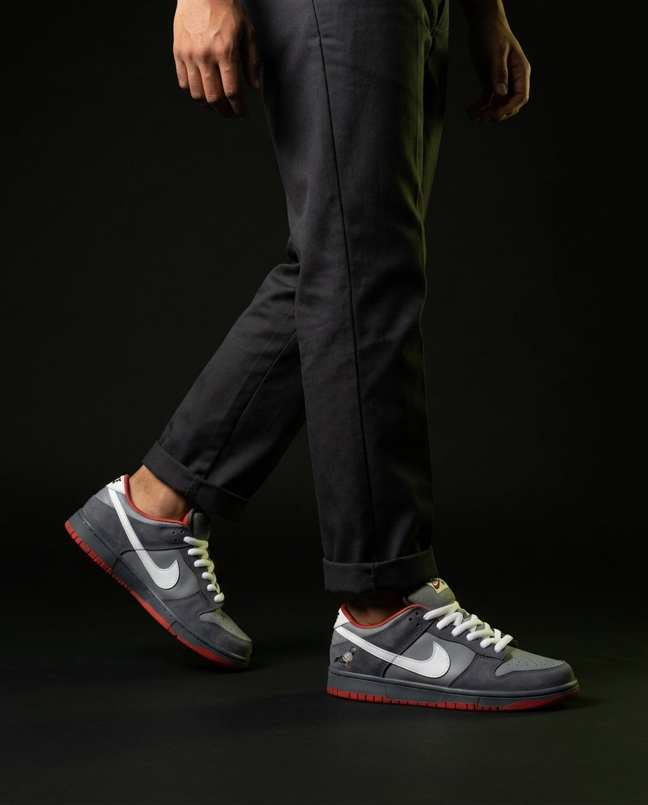NK Suede Pigeon-Patch Skate Trainer