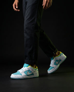 NK Suede Quilted Panel Skate Low