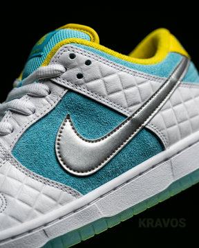 NK Suede Quilted Panel Skate Low