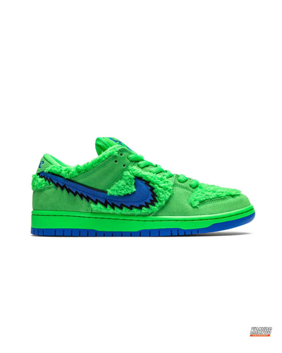 NK Suede Shearling Overlay Skate Low