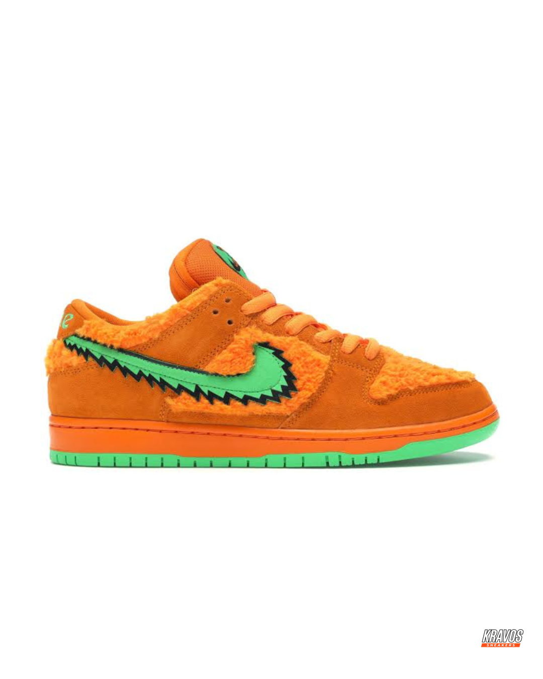 NK Suede Shearling Overlay Skate Low