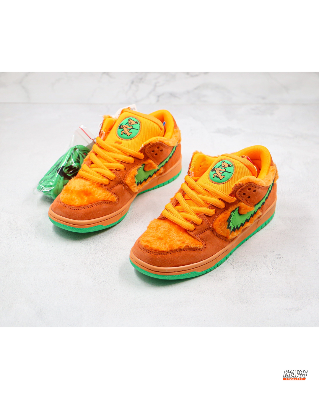 NK Suede Shearling Overlay Skate Low