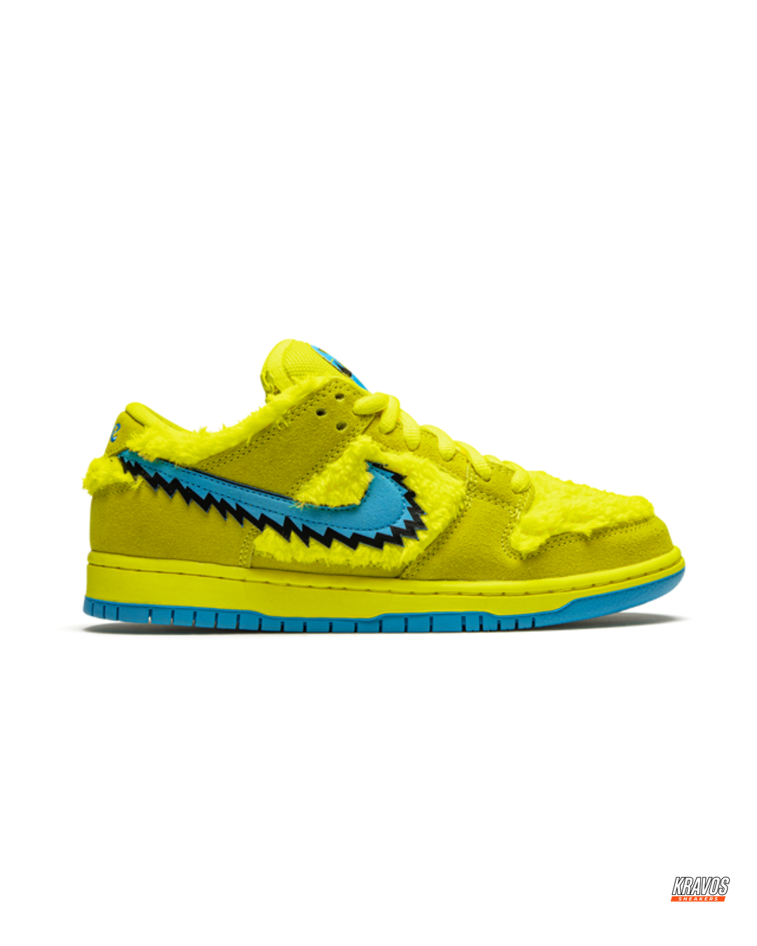 NK Suede Shearling Overlay Skate Low