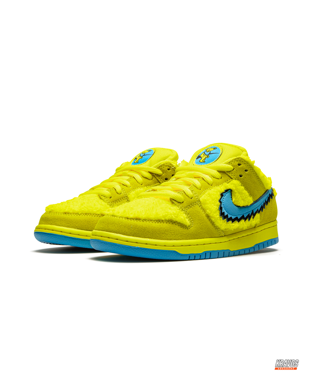 NK Suede Shearling Overlay Skate Low