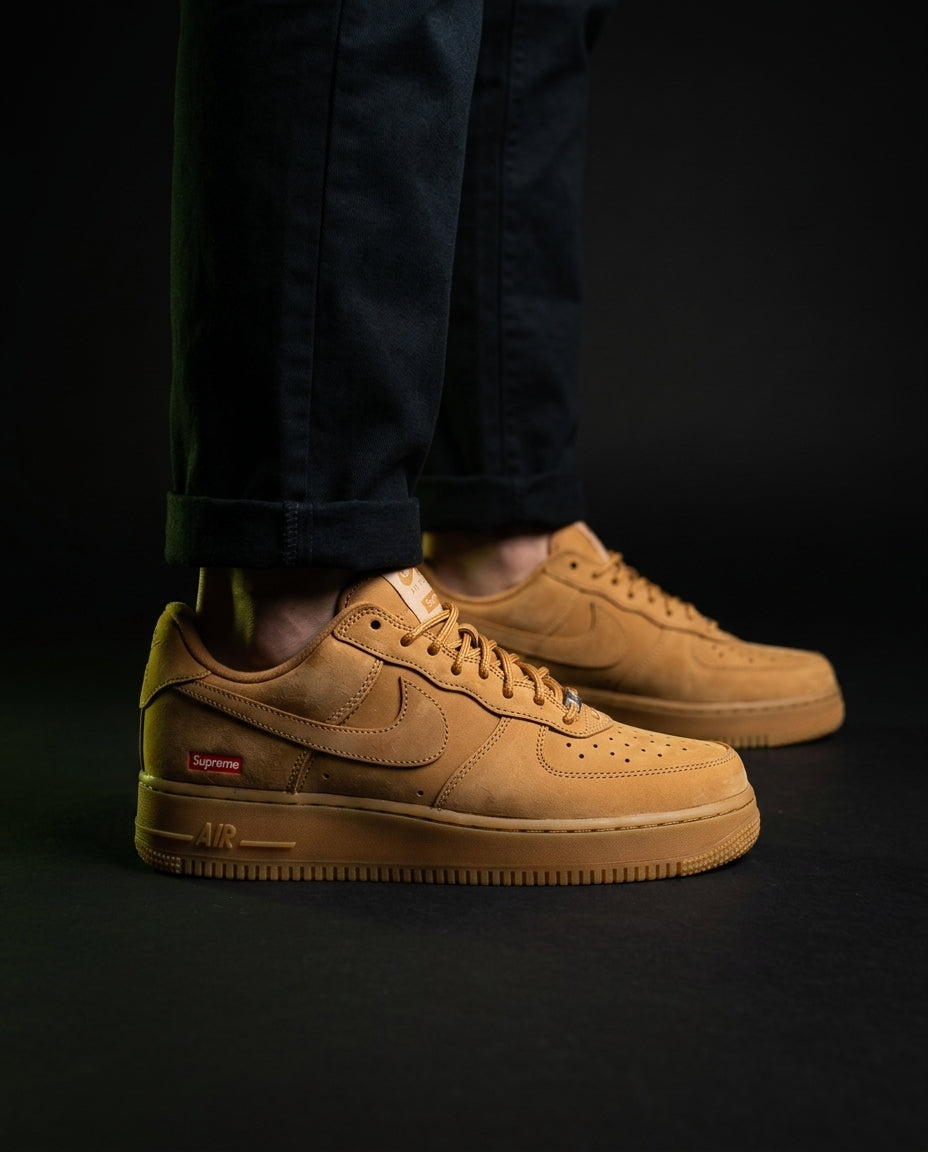 NK Suede Wheat Padded-Tongue Trainer