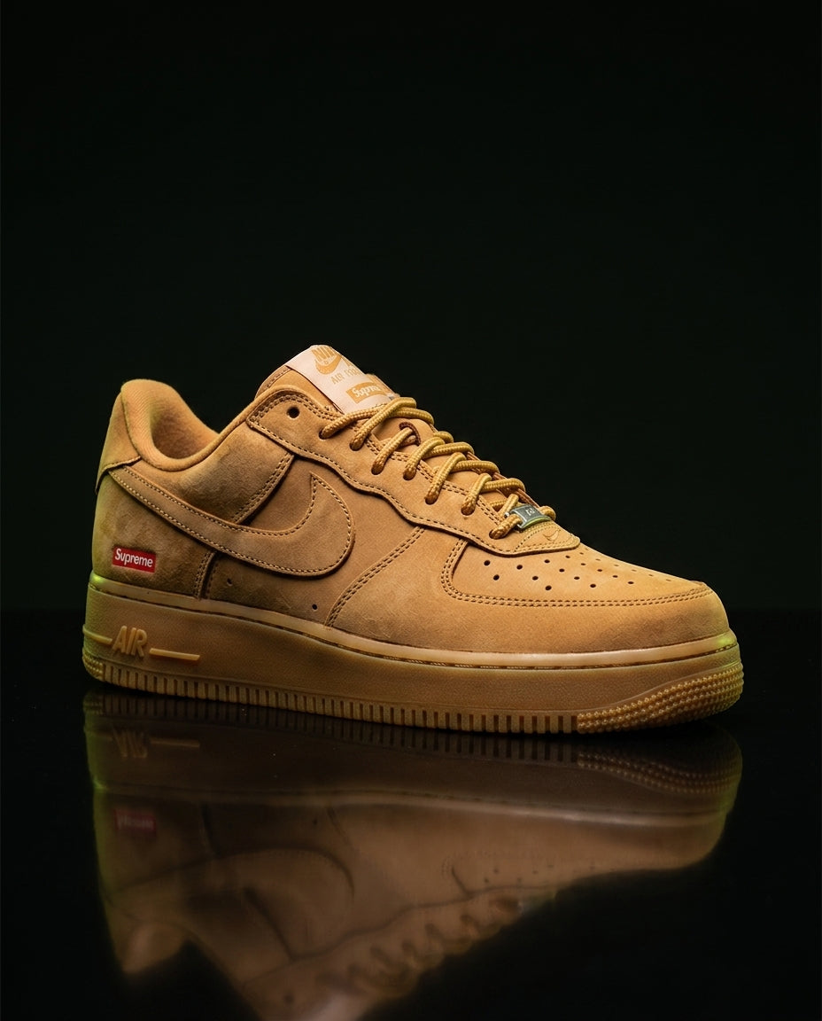 NK Suede Wheat Padded-Tongue Trainer