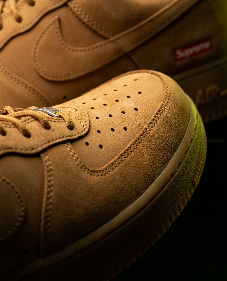 NK Suede Wheat Padded-Tongue Trainer