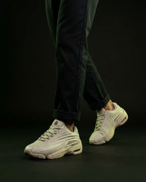 NK Synthetic Ribbed Chunky Trainer Khaki Gum
