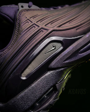NK Synthetic Ribbed Chunky Trainer Purple Black