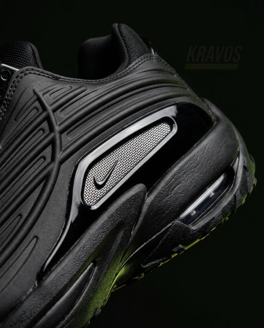 NK Synthetic Ribbed Chunky Trainer Triple Black