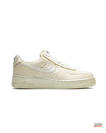 NK Woven Canvas Frayed-Swoosh Trainer Cream White #creamwhite