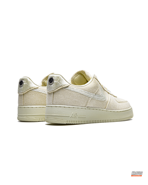 NK Woven Canvas Frayed-Swoosh Trainer