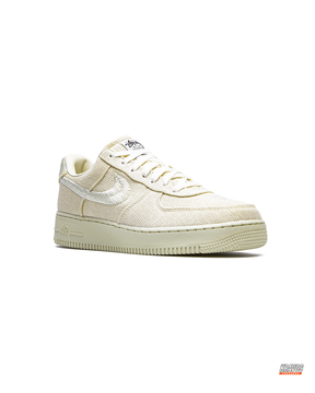 NK Woven Canvas Frayed-Swoosh Trainer