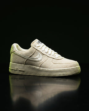 NK Woven Canvas Frayed-Swoosh Trainer