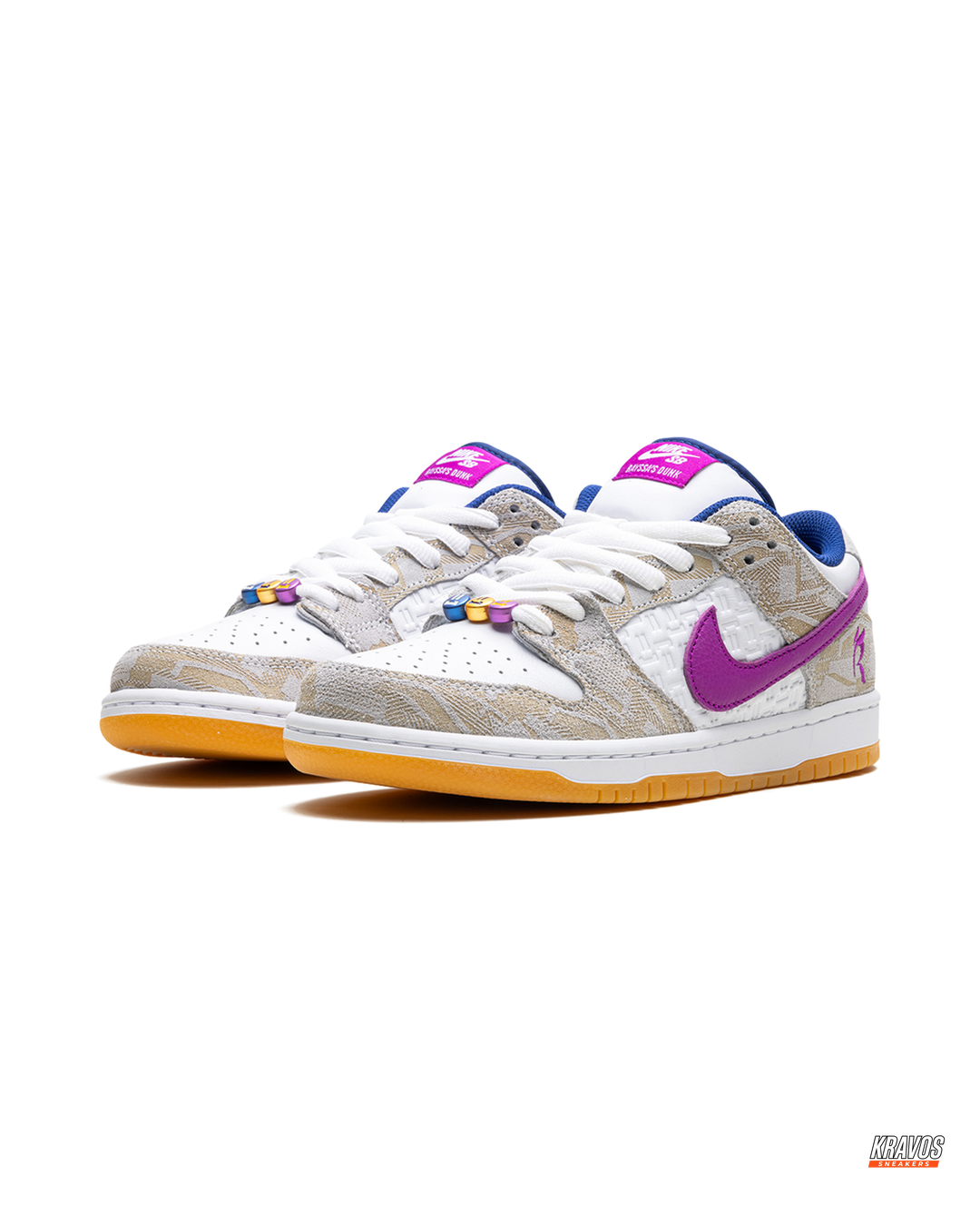 NK Woven Textured Gum-Sole Skate Trainer