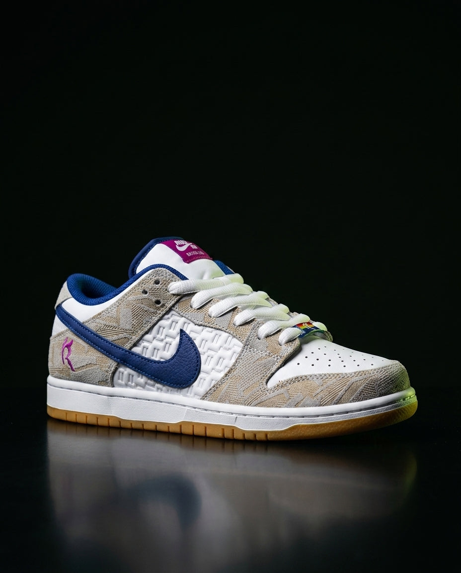 NK Woven Textured Gum-Sole Skate Trainer