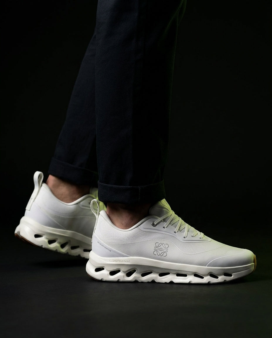 ON 2 Mesh Perforated-Sole Running Trainer