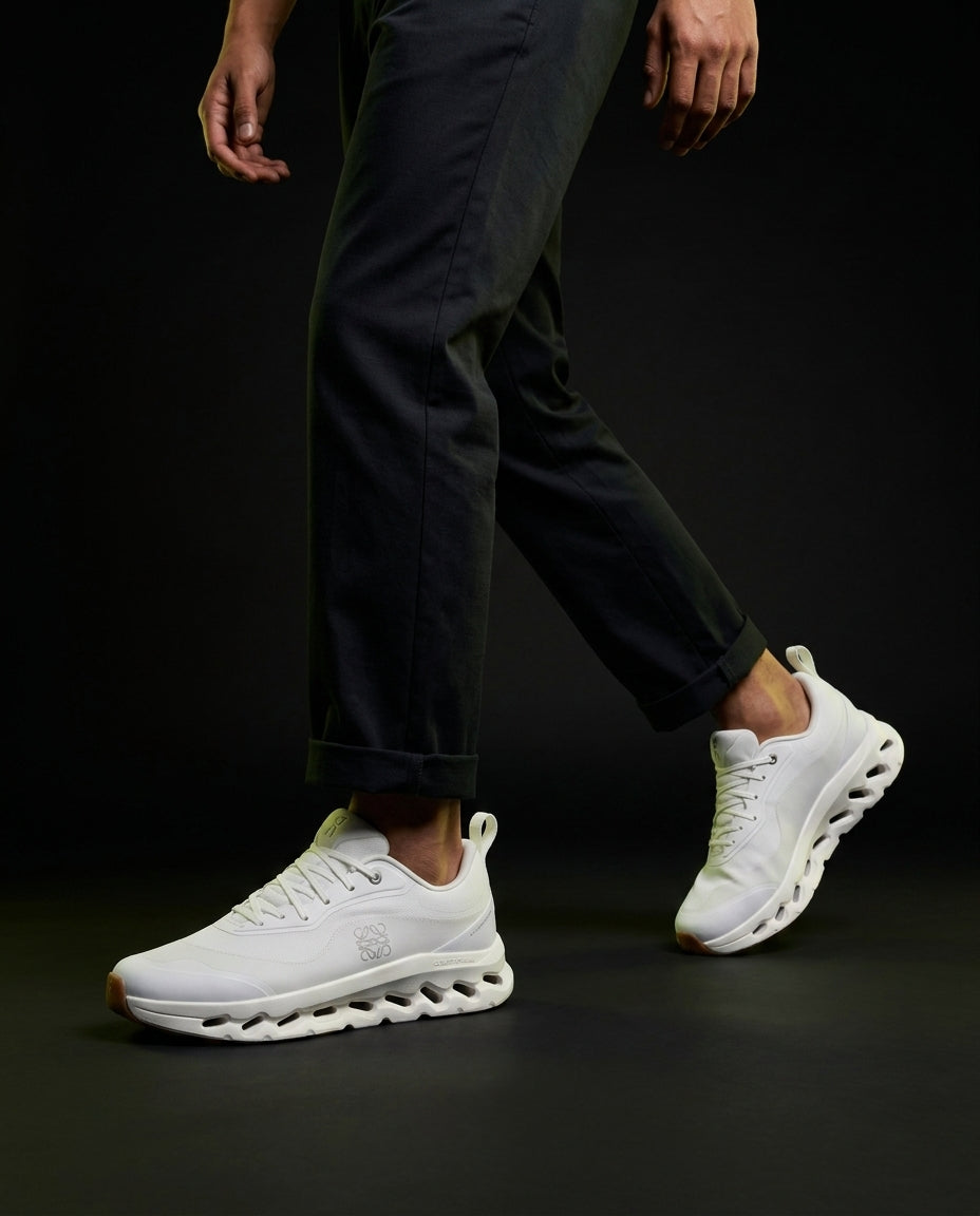 ON 2 Mesh Perforated-Sole Running Trainer