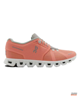ON 5 Mesh CloudTec Running Trainer Coral Grey White #coralgreywhite
